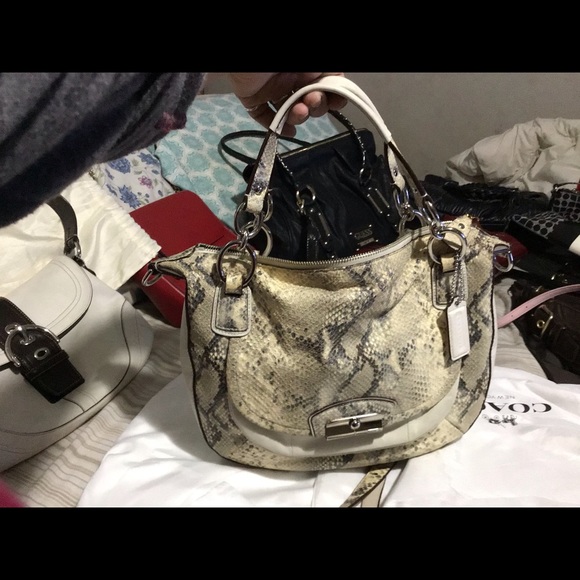 Coach Kristin embossed metallic snake skin - Picture 5 of 8